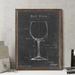 Steelside™ 'Barware Blueprint III' by Paul Cezanne - Picture Frame Painting Print, Glass in Brown | 38 H x 28 W in | Wayfair