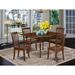 Ophelia & Co. Chelmsford Drop Leaf Solid Wood Dining Set Wood in Brown | Wayfair 026ED713AC0F4687A9BCD4399E391077