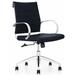 Orren Ellis Ergonomic Conference Room Chair Aluminum/Upholstered in Gray/Black | 42 H x 21.5 W x 24 D in | Wayfair 211AF692606E43F890E2A6BF26857E5F