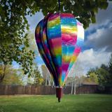 Latitude Run® Rainbow Whirl 10 Panel Hot Air Balloon Resin/Plastic | 18 H x 12 W x 12 D in | Wayfair E724C16023B3431EACA8C3E5D2800583