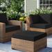 Sol 72 Outdoor™ Rochford 23 Piece Outdoor Seat/Back Cushion Acrylic in Black | 4 H in | Wayfair 7F6C34B447A44157BF26B0D4062951E7