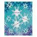 Red Barrel Studio® Vaghinag Let It Snow Throw Polyester in Green/Blue | 51 W in | Wayfair 5E255CBB12044EA4BE42DACB51282189