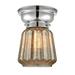 Latitude Run® Vinson 1-Light 6.25" Flush Mount Glass, Crystal in Gray | 8.15 H x 6.25 W x 6.25 D in | Wayfair 9F056CA60154461A9B77C3AD557428F3