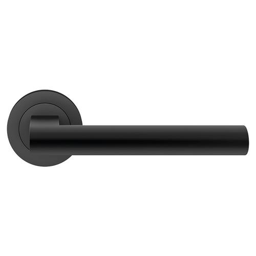 Karcher Türgriff-Garnitur Madeira ER45 Kosmos Schwarz Türklinke, Profilzylinder