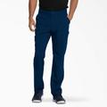 Dickies Men's Balance Zip Fly Scrub Pants - Navy Blue Size S (L10359)
