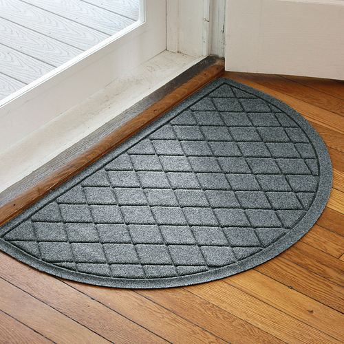 Abalynn Argyle Slice Mat 39 x 24, 39 x 24, Slate Blue