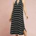 Anthropologie Dresses | Anthropologie Striped Collared Shirt Dress Size Xs | Color: Black/White | Size: Xsp