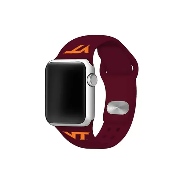 affinity-bands-ncaa-virginia-tech-hokies-42-millimeter-silicone-apple-watch-band/