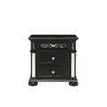 Nightstand in Black - Global Furniture USA DIANA-BLACK-NS W/ USB