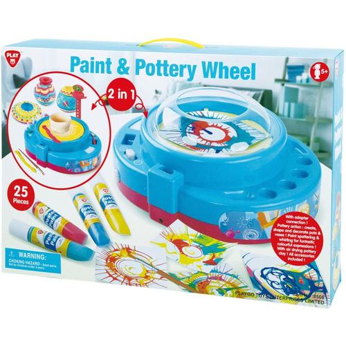 Paint & Pottery Wheel 2in1