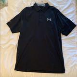Under Armour Shirts | Black Under Armour Polo | Color: Black/Gray | Size: M