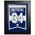 Auston Matthews Toronto Maple Leafs 12" x 16" Framed Player Number Replica Plaque