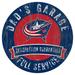 Columbus Blue Jackets 12" Dad's Garage Wood Sign