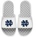 Men's ISlide White Notre Dame Fighting Irish Primary Logo Slide Sandals