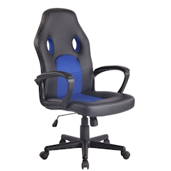 CLP Gaming Bürostuhl Elbing schwarz/blau Image