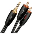 AudioQuest 0,6 m Tower 3,5 mm – 2 x RCA Audiokabel 0,6 m 3,5 mm schwarz – Audiokabel (3,5 mm, 2 x RCA, Kupfer, 0,6 m) Schwarz