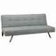 Meubletmoi - Banquette canapé convertible 3 places gris clair - solveig i