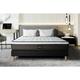 Prestige Literie - Ensemble matelas sommier Suite 160 x 200 cm - Couleur : Noir - Noir