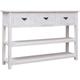 Buffet Antique Blanc 115x30x76 cm Bois - Vidaxl