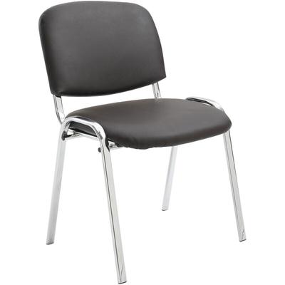 CLP - Stuhl Ken Chrom Kunstleder braun Image