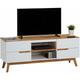 Idimex - Meuble tv tibor banc télé de 149 cm au style scandinave design vintage nordique avec 4