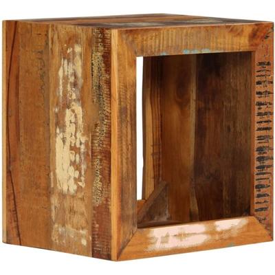 Vidaxl - Hocker 40x30x40 cm Altholz Massiv Image