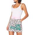 Love Moschino Damen Skirt_Allover animalier Prints Rock, Mehrfarbig (P.Leopard/Pink 0015), 40 (Herstellergröße: 46)