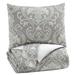 Signature Design Noel King Comforter Set in Gray/Tan - Ashley Furniture Q780003K