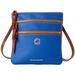 Women's Dooney & Bourke Chicago Cubs Pebble Triple-Zip Core Crossbody Purse