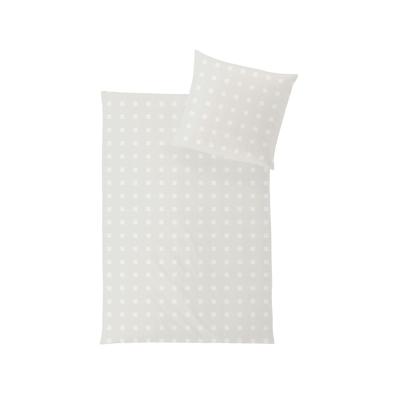 Hefel Luxus »Würfel« Tencel Bettwäsche elfenbein 7300/010 Bettbezug (Bettwäsche) / 200x220 cm Image