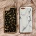 Victoria's Secret Accessories | 2 Iphone 6/6s Phone Cases - Cheetah And Marble | Color: Brown/White | Size: Os