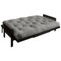 Full 12" Futon Mattress - Arsuite Dipietro Textured Latex Cotton in Gray/Brown | 12",Full Wayfair BEFF69FAD7C643BFA939D9C33613C9EF