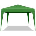 Tente pliable 3x3 Tonnelle de jardin automatique Barnum pliante avec sac couleur Vert