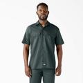 Dickies Men's Big & Tall Short Sleeve Work Shirt - Hunter Green Size 3Xl 3XL (1574)
