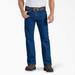Dickies Men's Flex Active Waist Regular Fit Jeans - Rinsed Indigo Blue Size 36 X 34 (DD800)