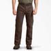 Dickies Men's Regular Fit Duck Cargo Pants - Stonewashed Timber Brown Size 34 X 32 (DP902)