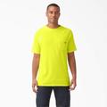 Dickies Men's Cooling Short Sleeve Pocket T-Shirt - Bright Yellow Size 4Xl (SS600)