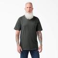 Dickies Men's Cooling Short Sleeve Pocket T-Shirt - Hunter Green Heather Size (SS600)