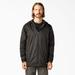 Dickies Men's Fleece Lined Nylon Hooded Jacket - Black Size 2Xl (33237)