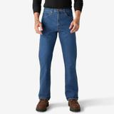 Dickies Men's Flex Active Waist Regular Fit Jeans - Stonewashed Indigo Blue Size 30 32 (DD800)