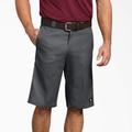 Dickies Men's Relaxed Fit Multi-Use Pocket Work Shorts, 13" - Charcoal Gray Size 44 (WR640)