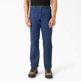 Dickies Men's Regular Fit Jeans - Stonewashed Indigo Blue Size 38 32 (9393)