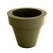 Vondom Maceta - Resin Pot Planter - Lacquered - Self- Watering Plastic in Brown | 11.75 H x 13.75 W x 13.75 D in | Wayfair 40135F-KHAKI