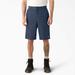 Dickies Men's Loose Fit Flat Front Work Shorts, 13" - Navy Blue Size 33 (42283)