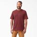 Dickies Men's Cooling Short Sleeve Pocket T-Shirt - Cane Red Size 4 (SS600)