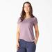 Dickies Women's Cooling Short Sleeve Pocket T-Shirt - Mauve Shadow Heather Size 2Xl (SSF400)