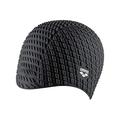 ARENA Unisex – Erwachsene Badekappe Bonnet Silicone, Black, one Size