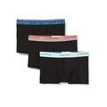 Calvin Klein Men's Trunk 3PK Trunks, Black (B-Vermount Slate/Soft Flair Bfr), L (Pack of 3)