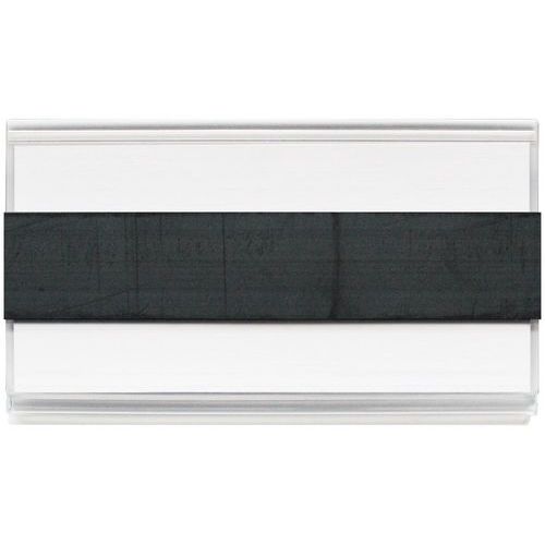 porte etiquette magnetique 38x200 - manutan
