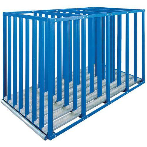 Rayonnage Bleu Pour Plaques - Largeur:3000 Mm - H:1750 Mm - Schulte Lagertechnik